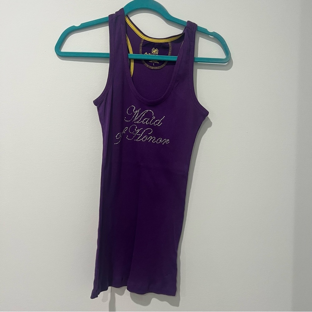 Purple Maid of Honor Tank Top